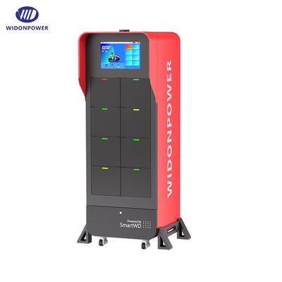 Rouge 5000 Cycles batterie échangeable Moto 8 fentes vélo électrique batterie échange