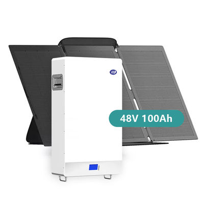 LiFePO4 batterie murale 5Kwh Système de stockage d'énergie à domicile 48V 100Ah