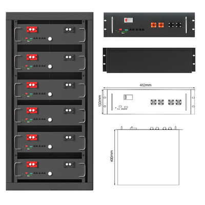 Réservoir électrique à domicile 20Kwh 50Kwh 60Kwh Batterie solaire 200Ah