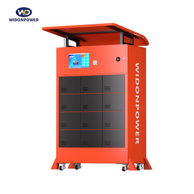 Station d'échange de stockage d'énergie renouvelable E-motro E-bike E-scooter Batterie Armoire échangeable