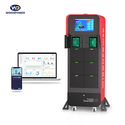 Centre de commutation de recharge de véhicules électriques sécurisé et pratique Code QR / carte à puce Stations d'échange de batterie EV