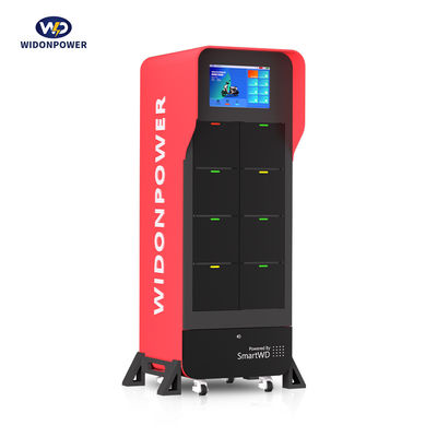 Centre d'échange de batterie de voiture intelligente fonctionnant au code QR pour les performances de la moto / scooter