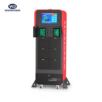 Station d'échange de batterie de motocyclettes/scooters avec accès à l'application