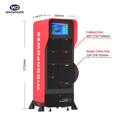 Station d'échange de batterie RFID pour vélo électrique scooter moto moto rickshaws entrée 100-240V 50/60HZ dire au revoir aux malheurs de charge