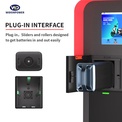 Solution unique de station d'échange et centre de commutation de charge de batterie de véhicule électrique avec systèmes d'identification RFID