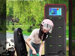 Batterie permutant la station